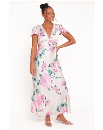 Petal & Pup - Mirelda Midi Dress - Pink Floral