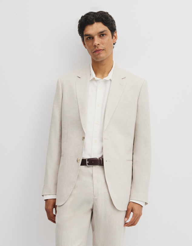 Country Road - Regular Fit Linen Twill Jacket