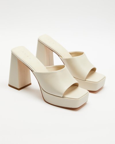 Platform Mule Heels - Women's