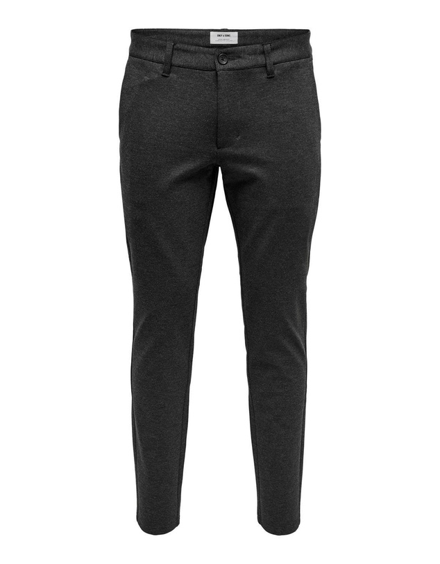 Only & Sons - ONSMARK Trousers - Dark Grey Melange