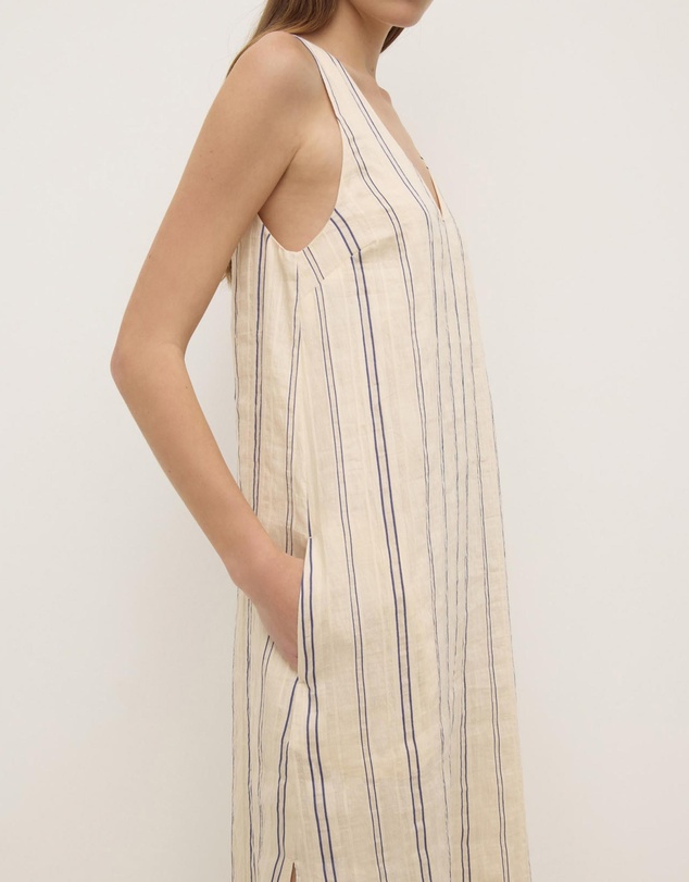 Assembly Label - Ulani Stripe V Neck Maxi Dress