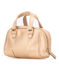 Pre-Loved by Azura Reborn - Pre-Loved loewe Structured Leather Top Handle Handbag Everyday Essential Accessory
