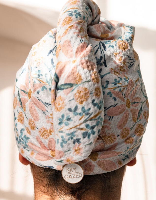 Sky Gazer - Quick Dry Hair Wrap- Yamba