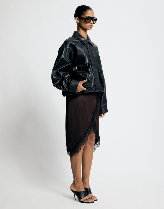 Lover - Thea Lace Trim Wrap Skirt