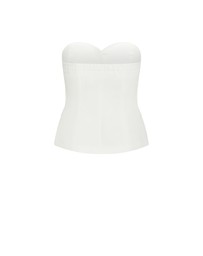 City Chic - Plus size Cora Corset - ivory