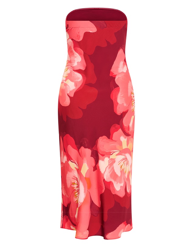 City Chic - Amari Lily Print Dress