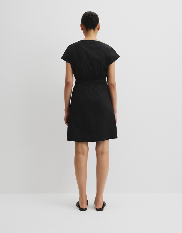 Country Road - Australian Cotton Shirred Waist Mini Dress