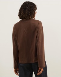 Atmos&Here - Long Sleeve Oversized T-Shirt