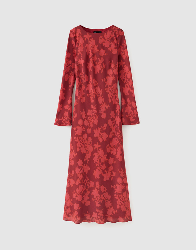 M.N.G - Long-Sleeved Floral Dress
