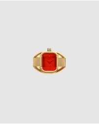 Breda - Nocturne Gold Expandable Ring Watch, 16MM