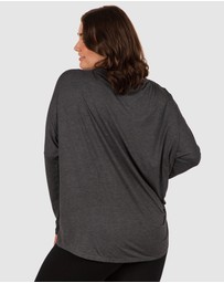 B Free Intimate Apparel - Bamboo Boat Neck Long Sleeve Top