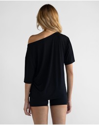 Leelo Active - Off Shoulder Bamboo T-Shirt