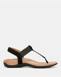 Vionic - Brea Slingback Sandal - Black Nubuck