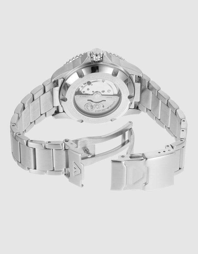 Emporio Armani - Silver Tone Analogue Watch