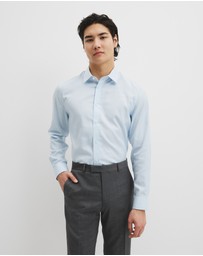 Country Road - Slim Fit Pinstripe Travel Shirt