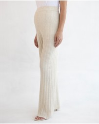 Soon Maternity - Collette Linen Knit Pants