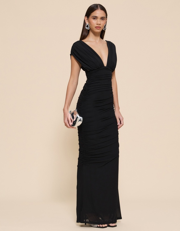 Revibe - Repaired CHANCERY Josie Mesh Maxi Dress - AU 14
