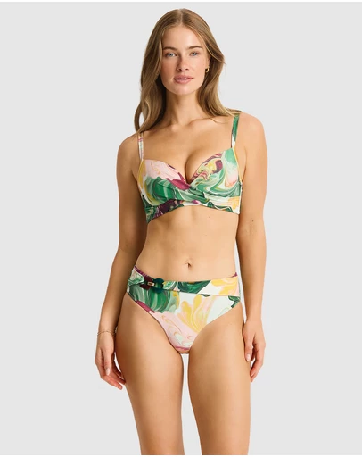 Sea Level Australia - Abyss Cross Front Moulded Underwire Bra