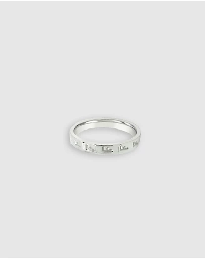 Ichu - Personalised Letter F Ring