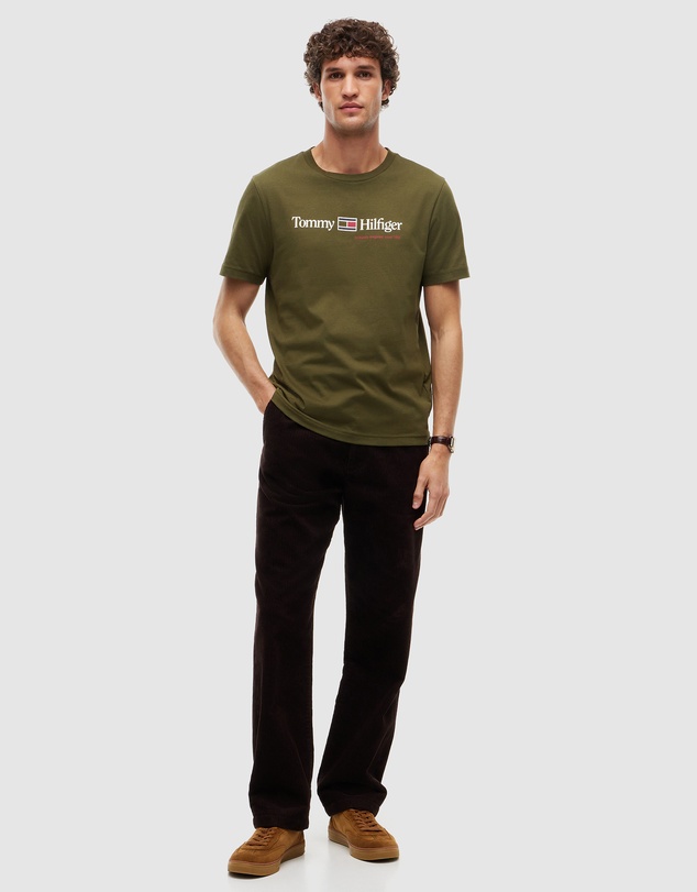 Tommy Hilfiger - Logo Jersey Crew Neck T-Shirt