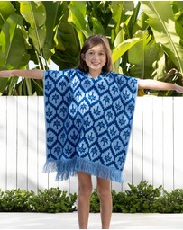 Bambury - Cocos Kids Poncho Cobalt
