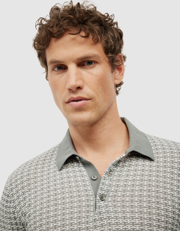 Politix - Orlando Two-tone Short Sleeve Polo Knit