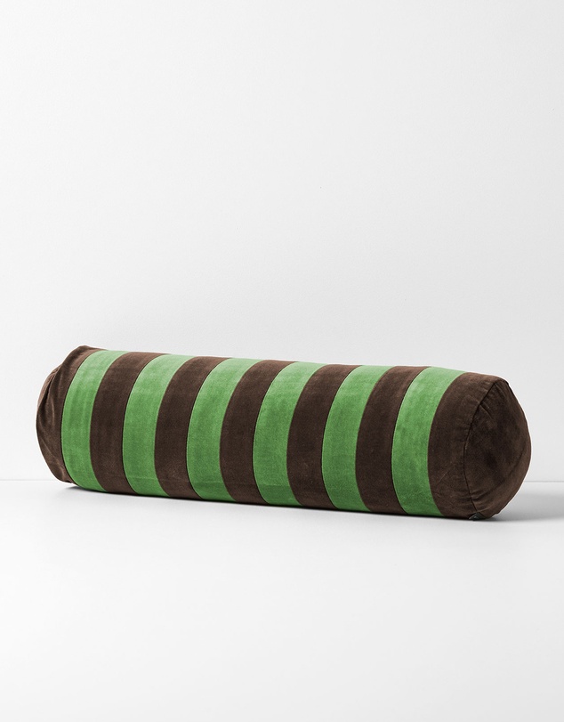 Aura Home - Velvet Stripe Bolster