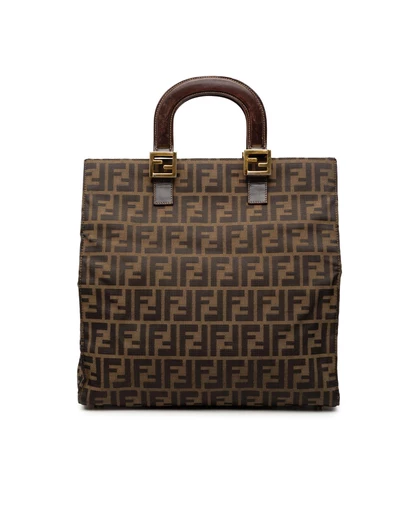 Pre-Loved by Azura Reborn - Pre-Loved Zucca Canvas Twins Tote
