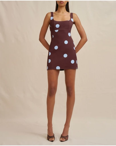 BY JOHNNY. - Paloma Polka Mini Dress