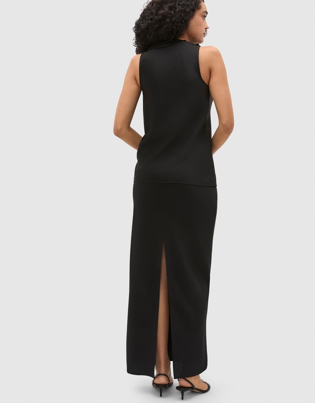 Seed Heritage - 90s Satin Wrap Neck Top