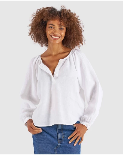 CAMIXA - Poem Linen Blouse