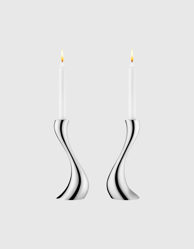 Georg Jensen - Cobra Candleholder, 2 Pcs