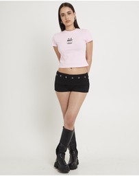 Neon Hart - Displaced Baby Tee