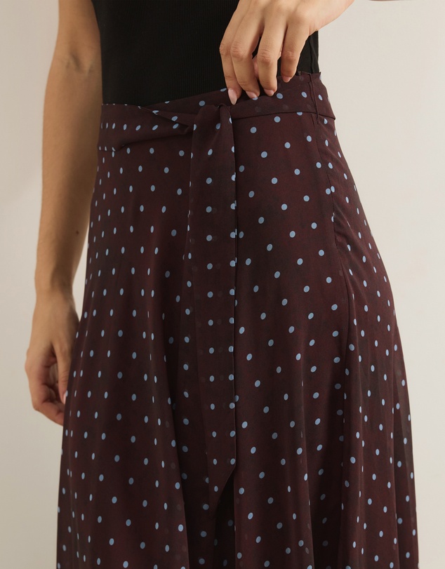 Atmos&Here - Rumi Polka Dot Maxi Skirt