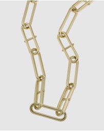 Fossil - Fossil Heritage Gold Necklace JF04102710