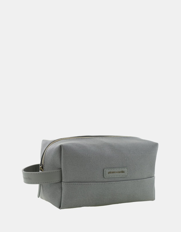 Pierre Cardin - Pierre Cardin Coated Canvas Travel Toiletry Bag