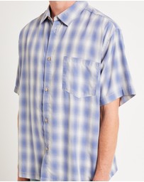 Insight - Dazed Ombre Check Shorts Sleeve Shirt