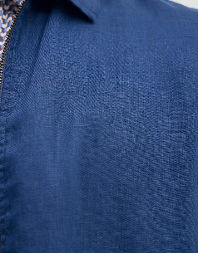 Oxford - Adem Linen Zip Bomber