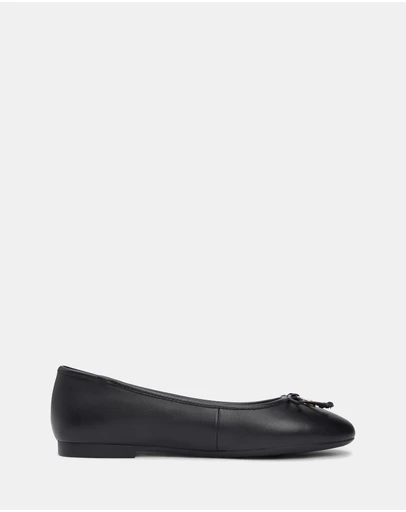 Tommy Hilfiger - Martina Hilfiger Smooth Leather Ballet Flats - Women's