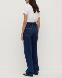 Assembly Label - High Rise Straight Jeans