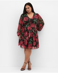 City Chic - Serina Print Mini Dress