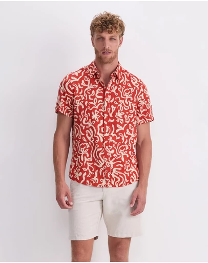 Sportscraft - Milo Short Sleeve Print Shirt