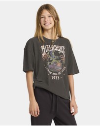 Billabong - Girls 6 to 16 Celestial Being Oversized T-Shirt