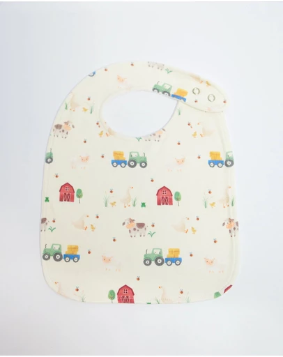 Little Stuff - Farm Friends Jersey Bibs Set Of 2