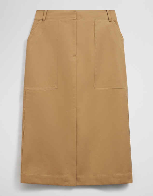 Country Road - Utility Pencil Midi Skirt