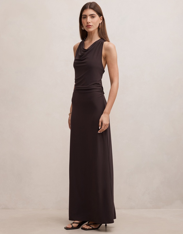 Forever New - Jae Bubble Back Hardware Maxi Dress
