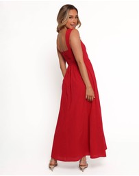 Petal & Pup - Caty Maxi Dress - Red