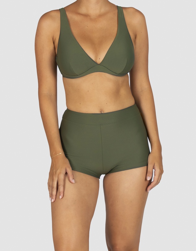 Baku Swimwear - Rococco High Waist Boyleg Bikini Bottom