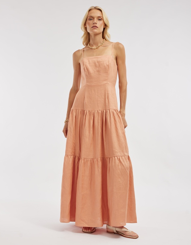 Amelius - Sorrento Linen Maxi Dress