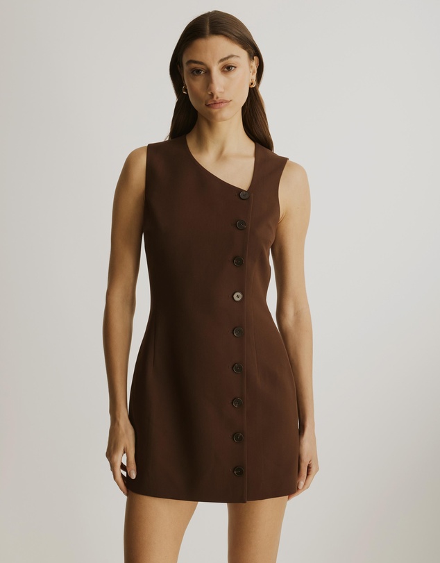 Atmos&Here - Bell Asymmetric Mini Dress